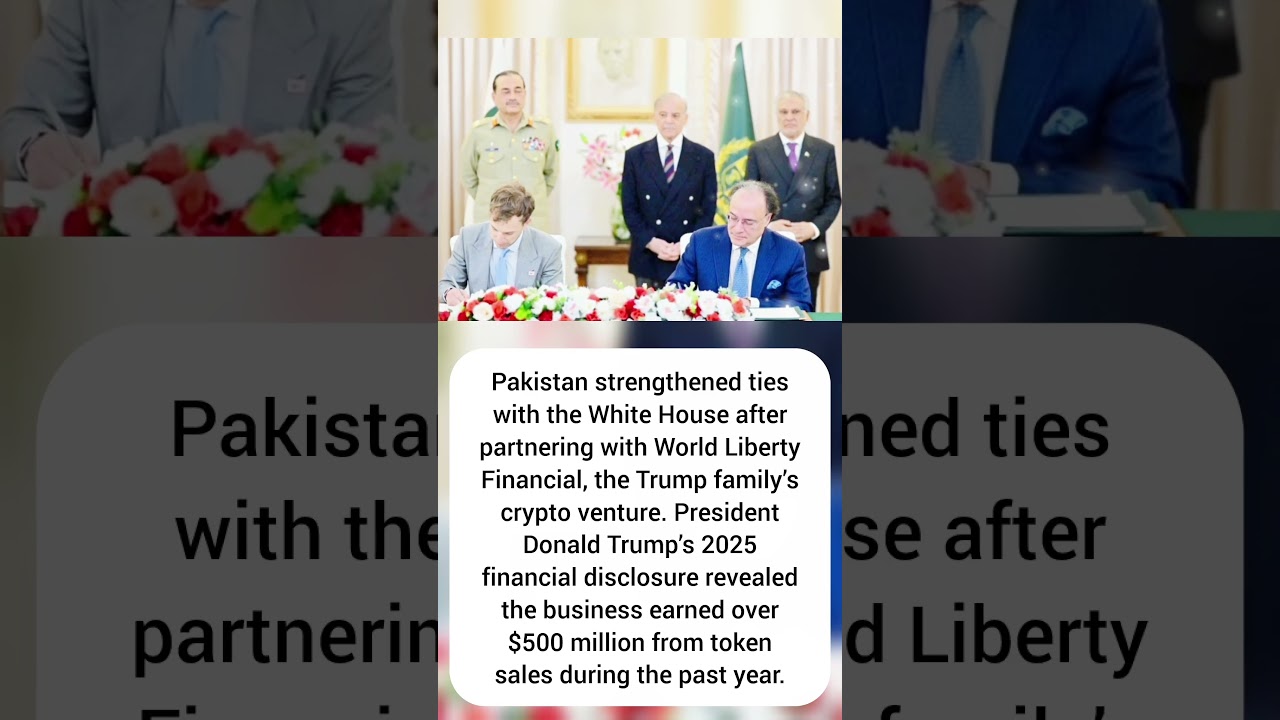 Pakistan’s Crypto Deal Boosts Trump Family Fortune