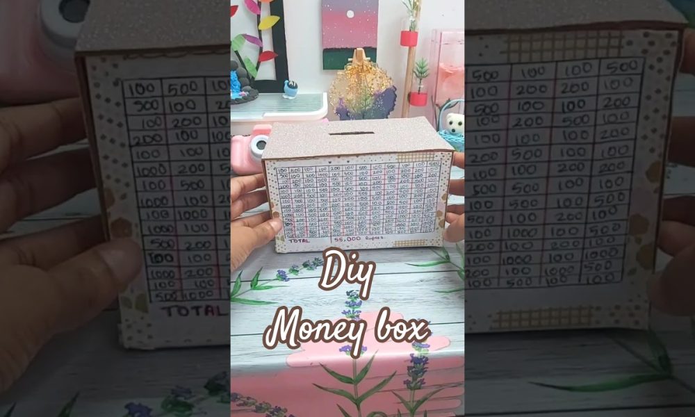 Diy Money box | easy and simple | #diy #money #box #youtube #explorethesparkle