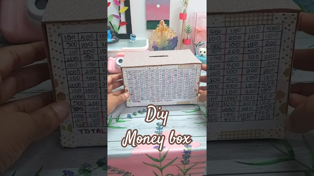 Diy Money box | easy and simple | #diy #money #box #youtube #explorethesparkle