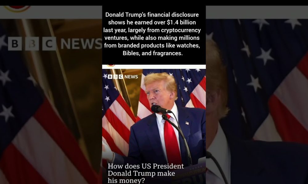 Trump Earned Over $1.4 Billion From Crypto and Business Ventures