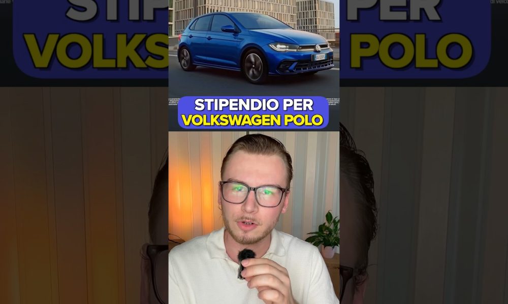 Quanto devi GUADAGNARE per una Volkswagen POLO? #cars #finance #volkswagen #money #stipendio