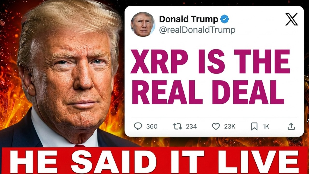 TRUMP: USA JUST CHOSE XRP OFFICIALLY?? (LIVE ON CNBC)