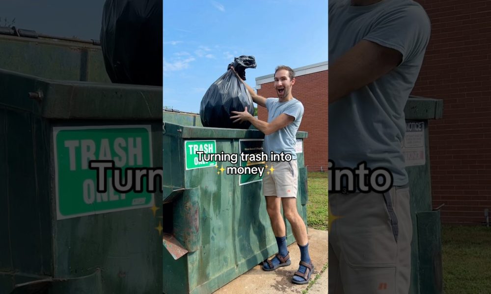 Turning a bag of trash into money