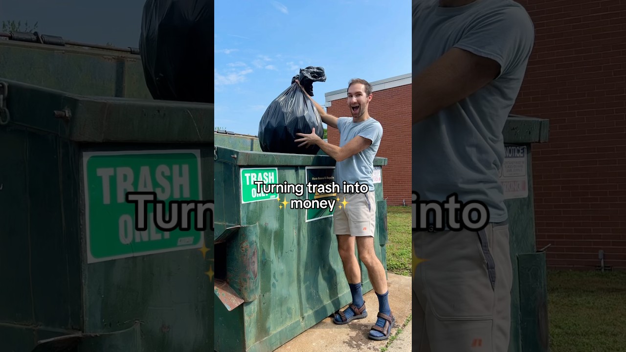 Turning a bag of trash into money