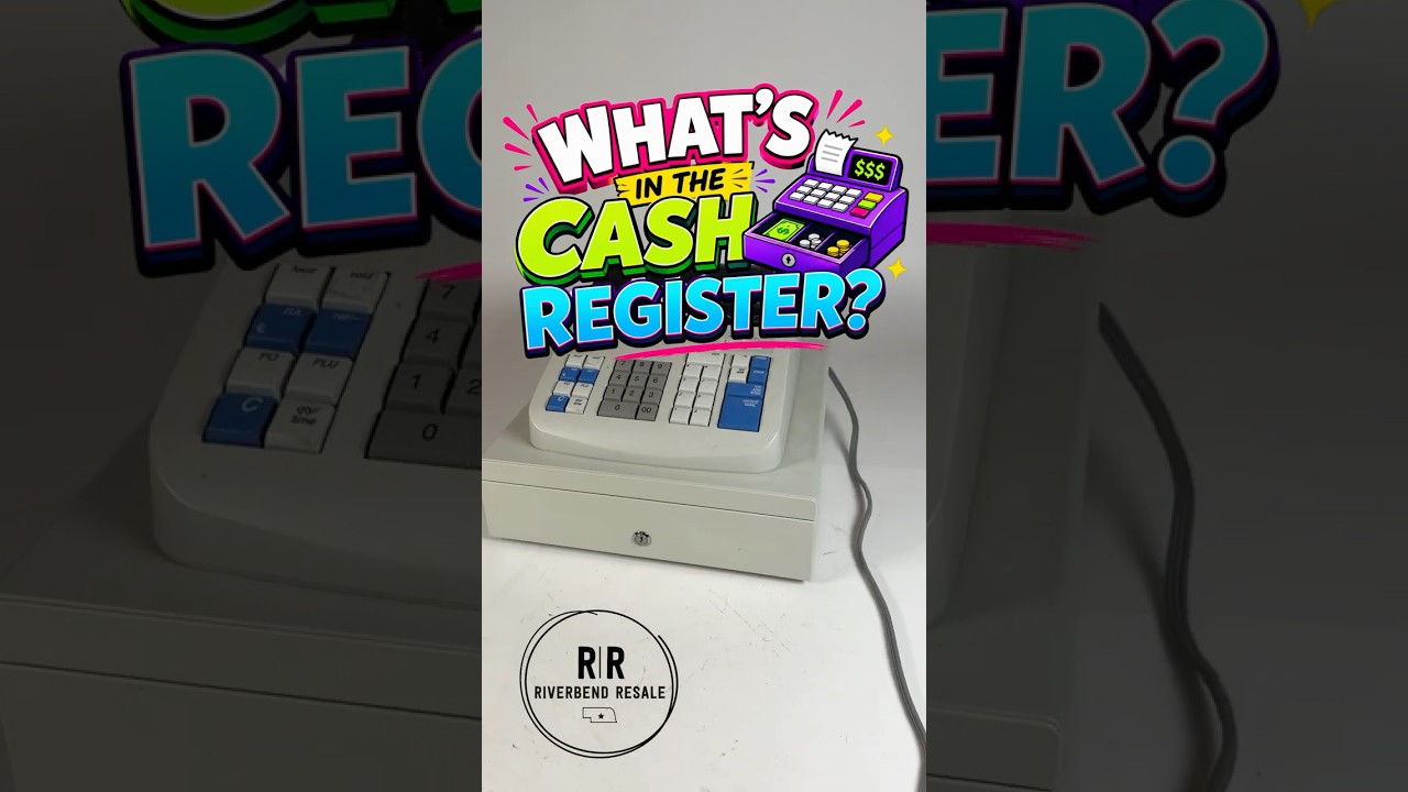 Whats Hidden Inside This Cash Register?  #treasure #reselling #money