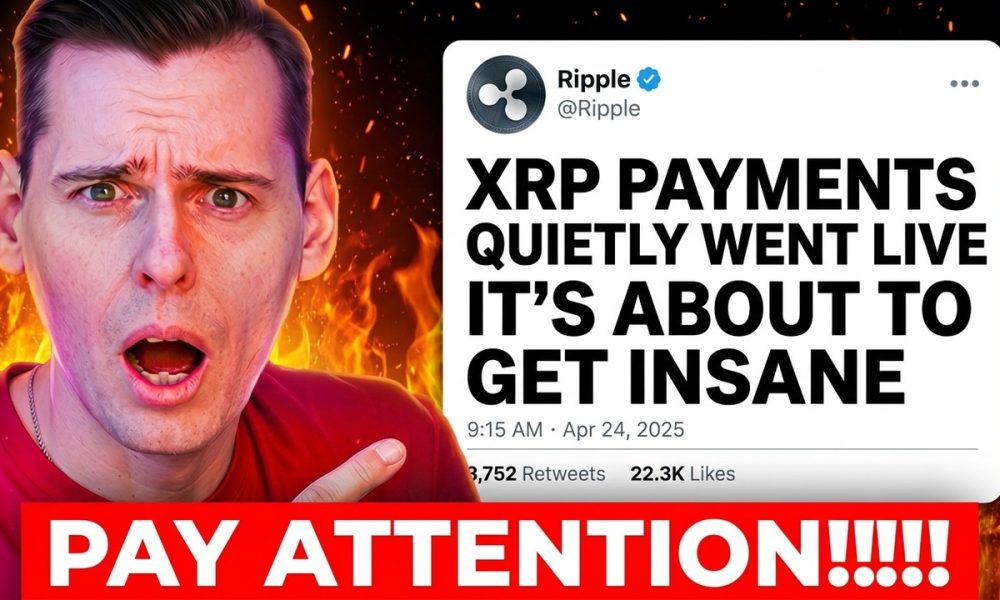 THIS IS SERIOUS... XRP JUST SECRETLY WENT LIVE WITH GLOBAL PAYMENTS!!??