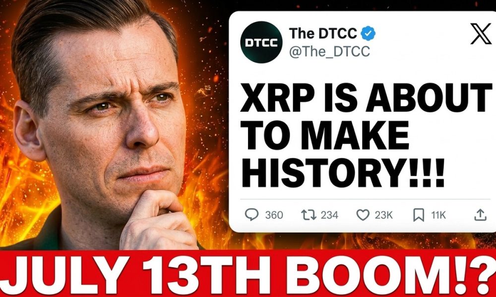 XRP HISTORIC MOVE INCOMING ON JULY 13TH?!?! (XRP & DTCC!)
