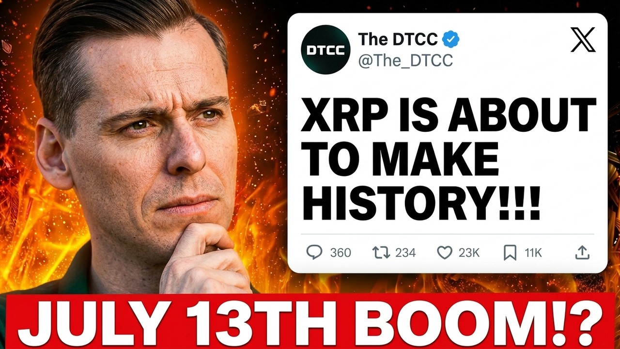 XRP HISTORIC MOVE INCOMING ON JULY 13TH?!?! (XRP & DTCC!)