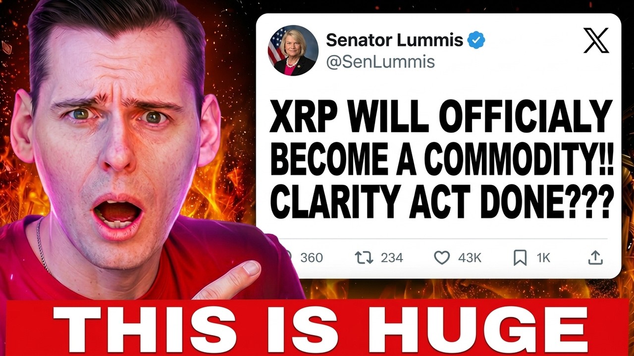 OMFG XRP IS ABOUT TO GET COMMODITY STATUS!!! (CLARITY ACT BOMBSHELL)