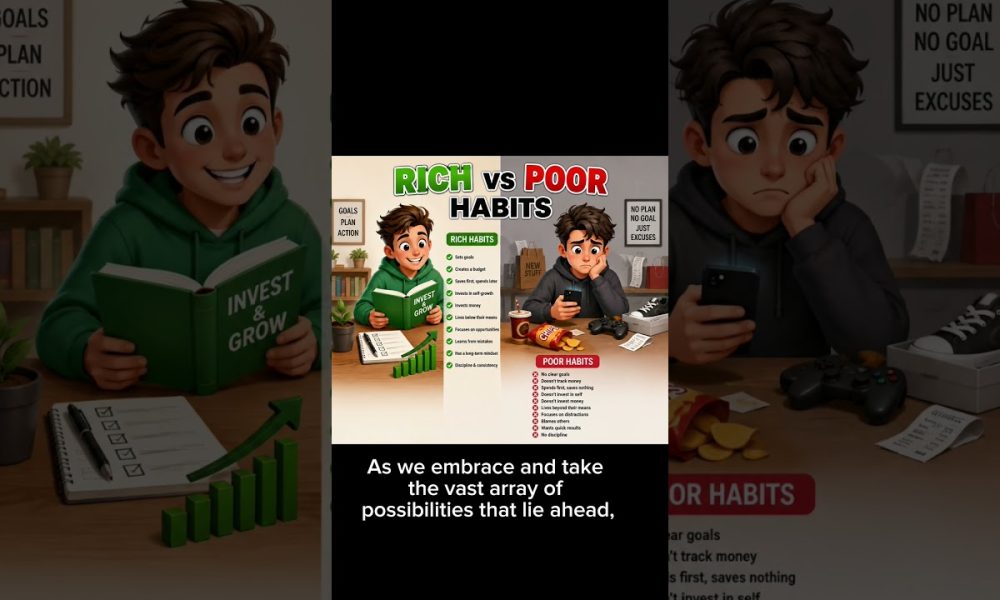 RICH vs POOR HABITS #finance
