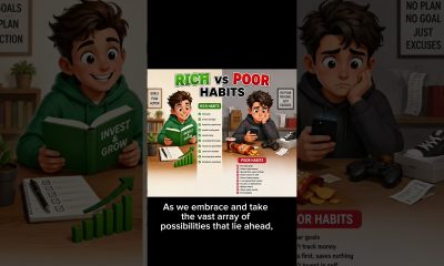 RICH vs POOR HABITS #finance
