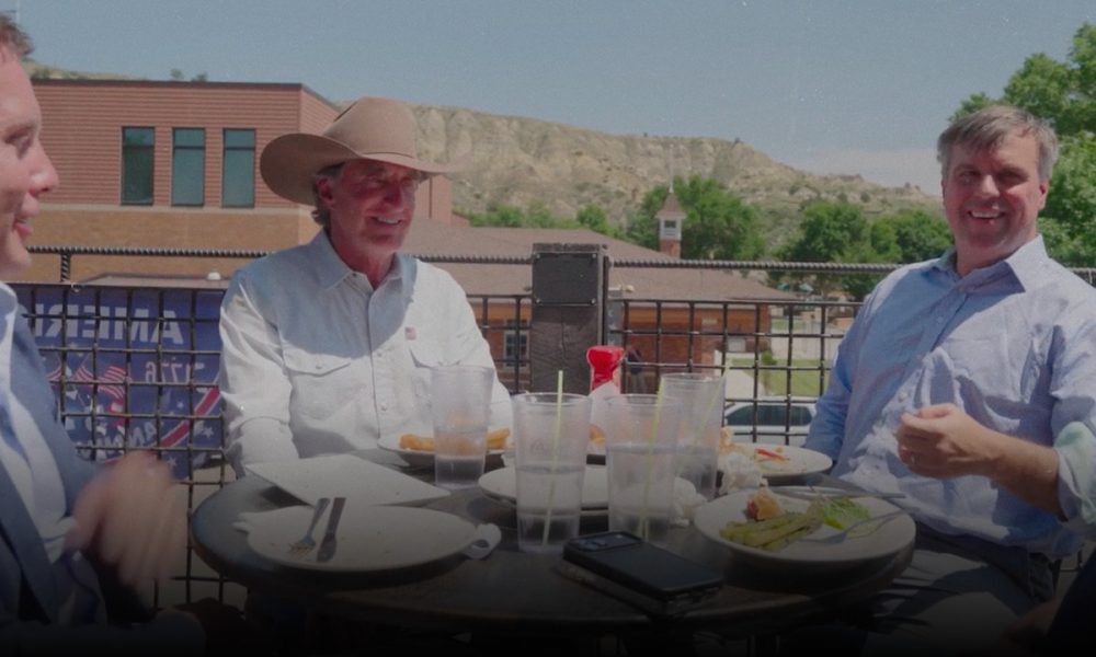 North Dakota leaders talk Trump &amp; Teddy Roosevelt over bison burgers