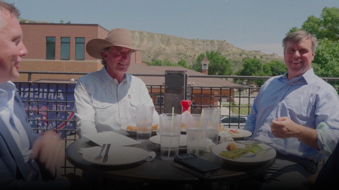 North Dakota leaders talk Trump &amp; Teddy Roosevelt over bison burgers