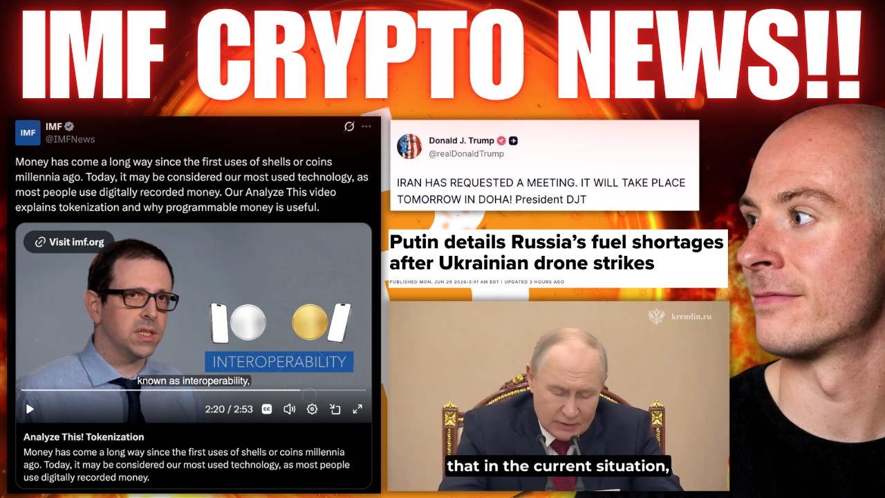 BREAKING: IMF Just Dropped A Crypto Bomb!!! Russia Make Shocking Announcement! IRAN / US War Update!