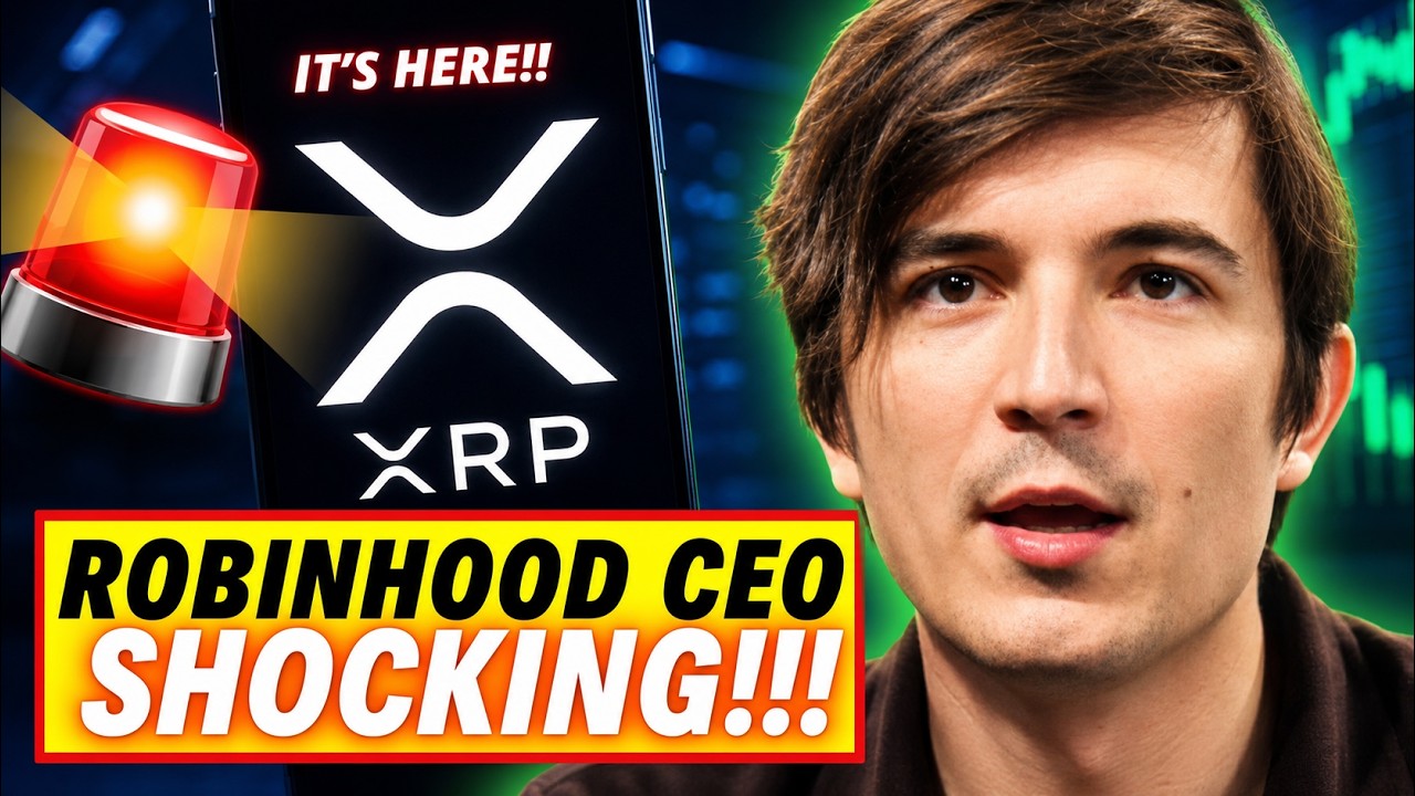 XRP JUST IN!! ROBINHOOD CEO JUST SHOCKED EVERYONE!! TRILLIONS WILL BE REPLACED!