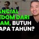Kaya dari Saham Butuh Berapa Tahun Sampai Financial Freedom?