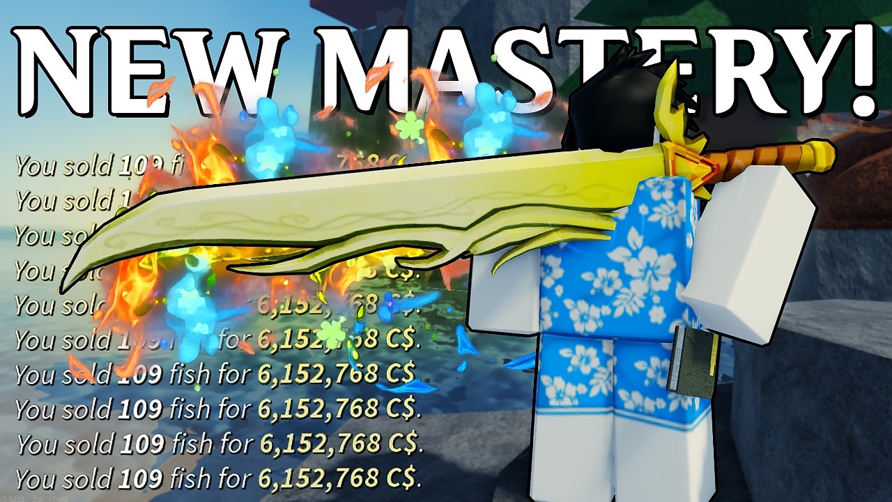 I Tried the NEW MASTERY WIND ELEMENTAL ROD for Money in Fisch!