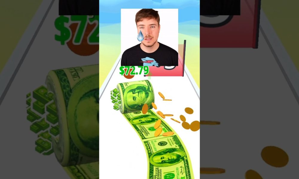 MrBeast Sus, Money Rush #shorts #funny #shortvideo #mrbeast #youtubeshorts #money  #cristianoronaldo