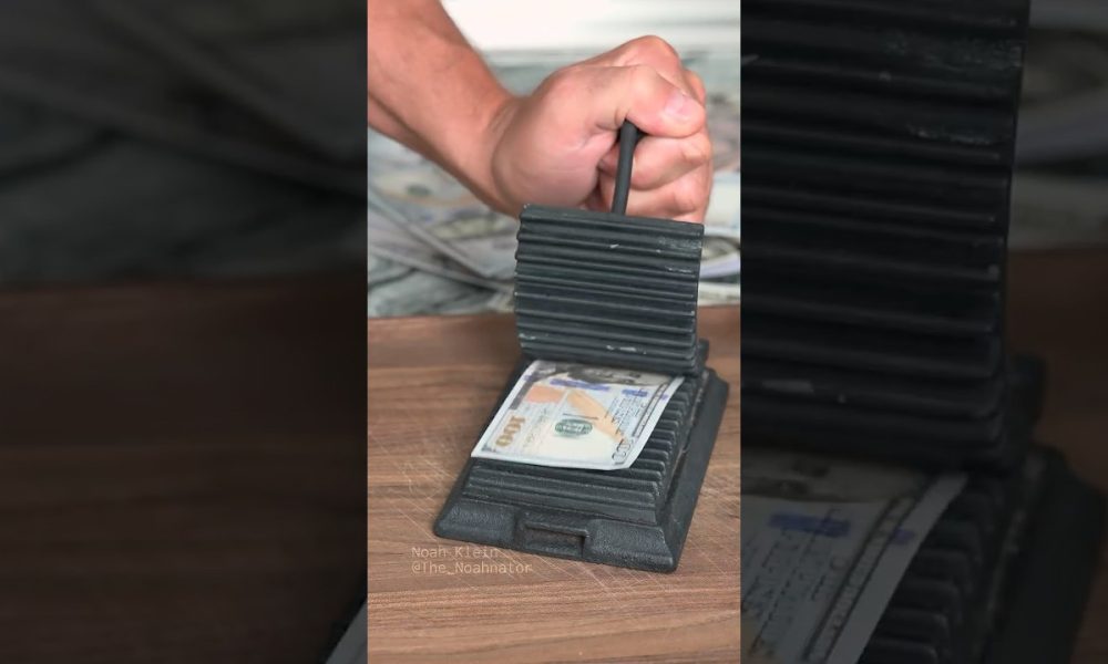 Easy way to make change #money #satisfying #DIY