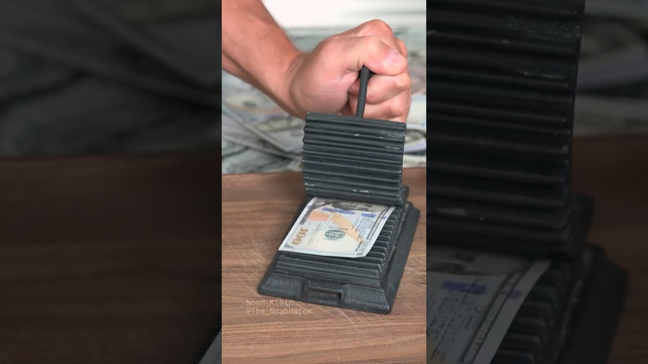 Easy way to make change #money #satisfying #DIY