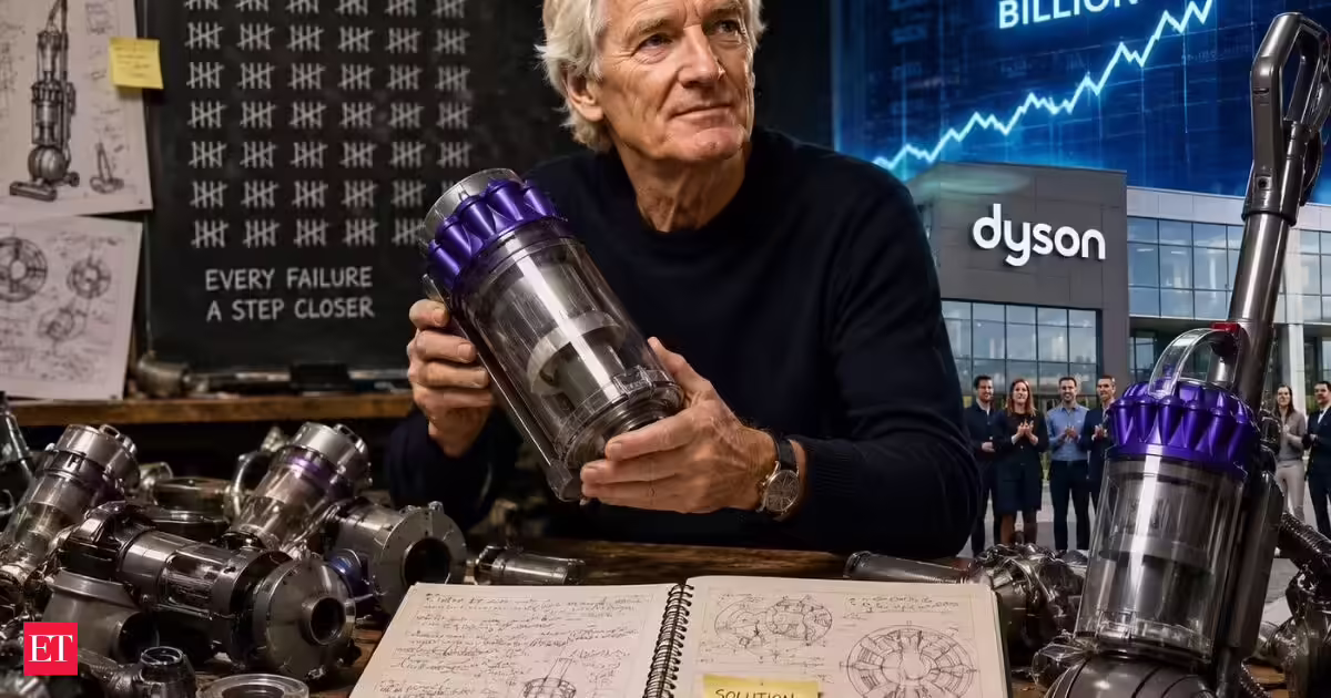 He failed 5,000 times, but never gave up, to make the right vacuum; now his net worth is $13 billion