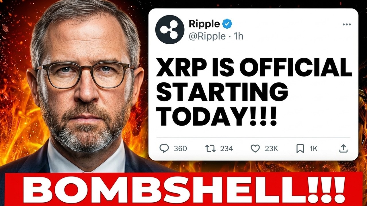 XRP JUST DROPPED A BOMB TODAY!!!! (IT'S OFFICIAL)