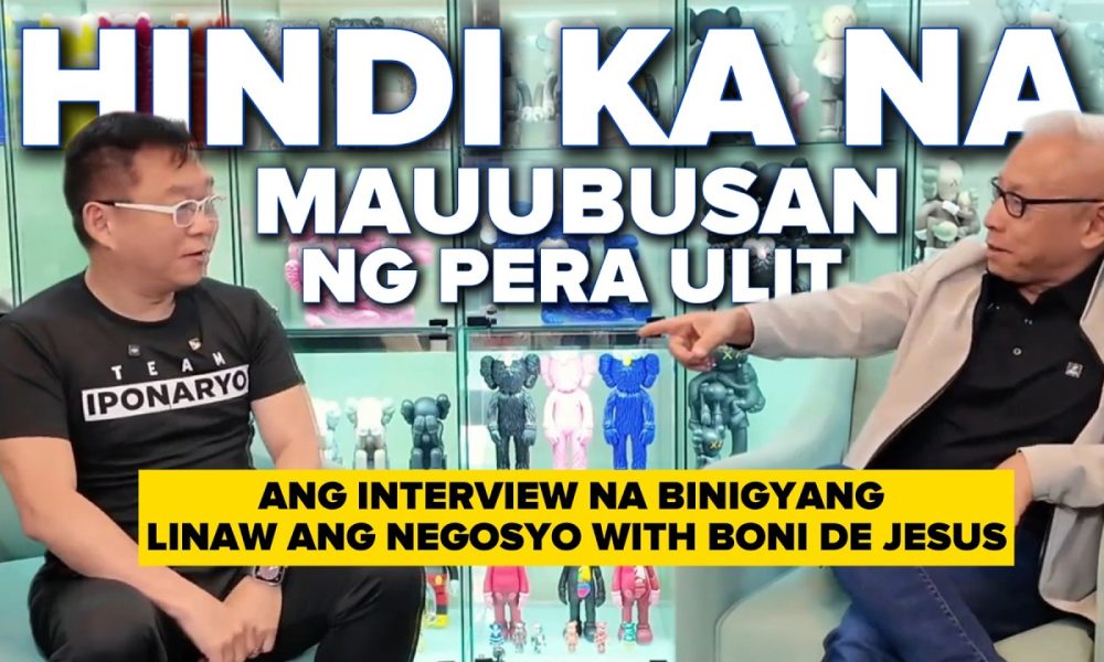 I Got Rich When I Understood This! Paano Magpadami Ng Pera | Boni De Jesus
