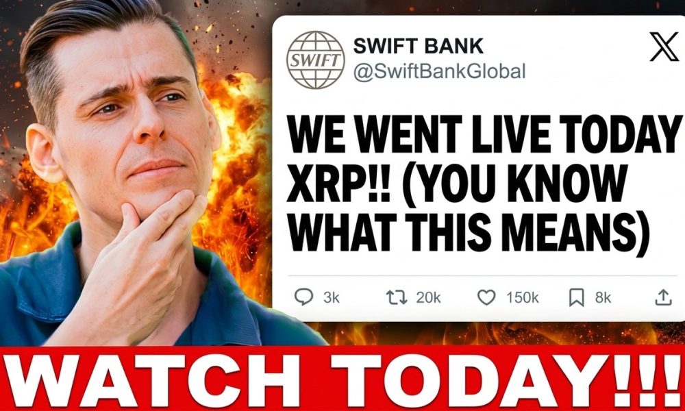 SWIFT'S NEW BLOCKCHAIN (XRP) JUST WENT LIVE!!! (*TODAY*)