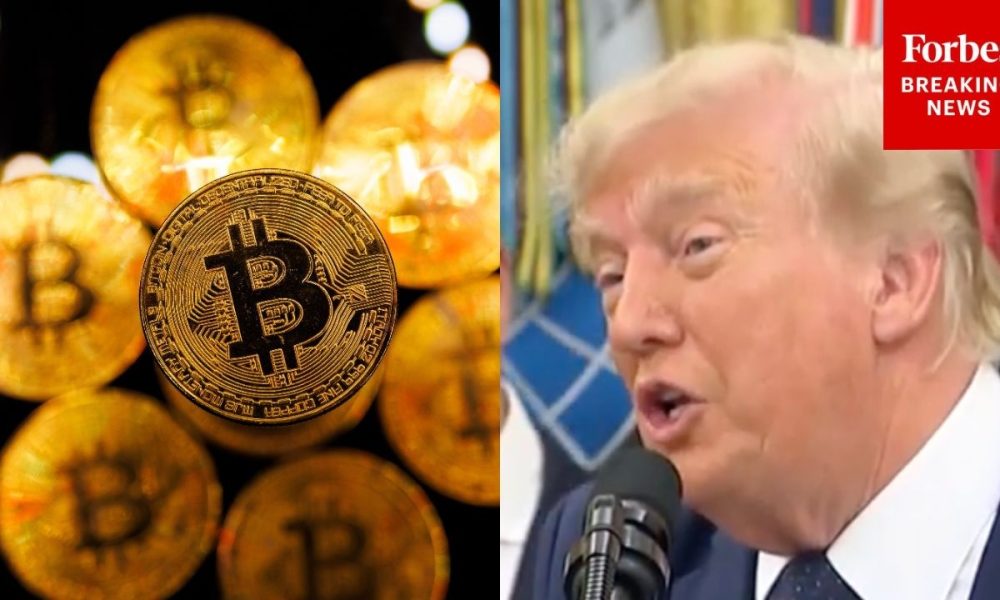 Reporter Asks Trump: Are There Plans To Put Bitcoin Into Trump Accounts?