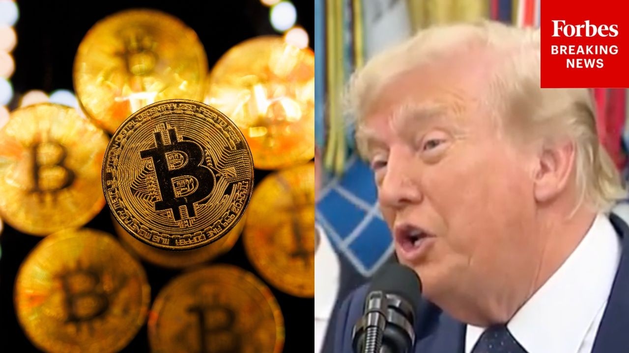Reporter Asks Trump: Are There Plans To Put Bitcoin Into Trump Accounts?