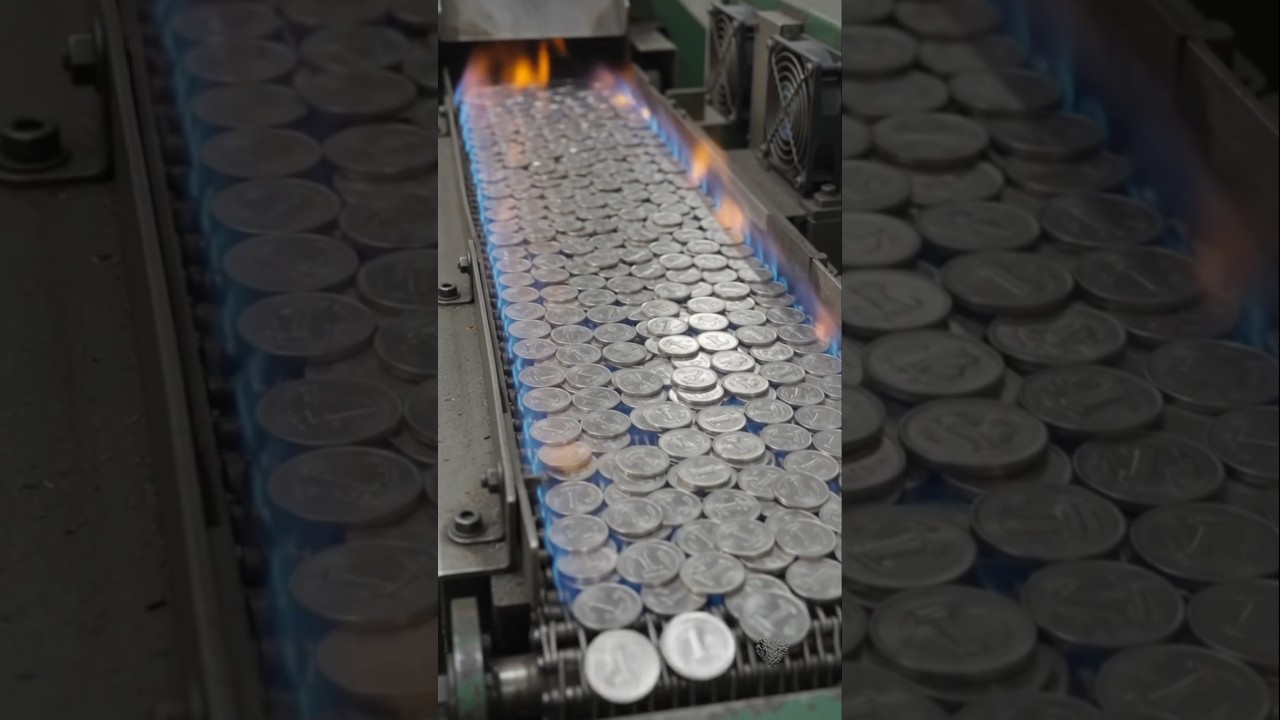 factory me 1  rupay ka sikka  kese banta hai #moneysaving #money #shorts
