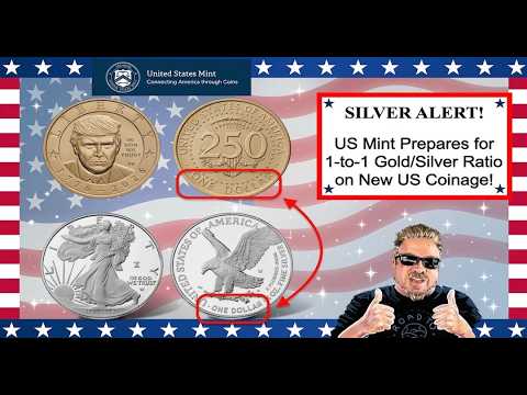 SILVER ALERT! New Money Coming to the USA! Mint Prepares for 1-to-1 Gold Silver Ratio!! (Bix Weir)