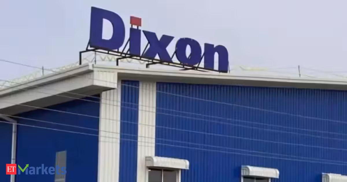 Dixon Tech shares surge 7% on Rs 1.9 lakh crore phone manufacturing push. Buy, sell or hold the stock?