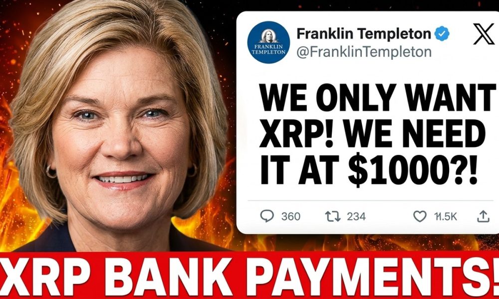 FRANKLIN TEMPLETON CEO: WE ONLY WANT XRP (FULL PAYMENTS SYSTEM!?)