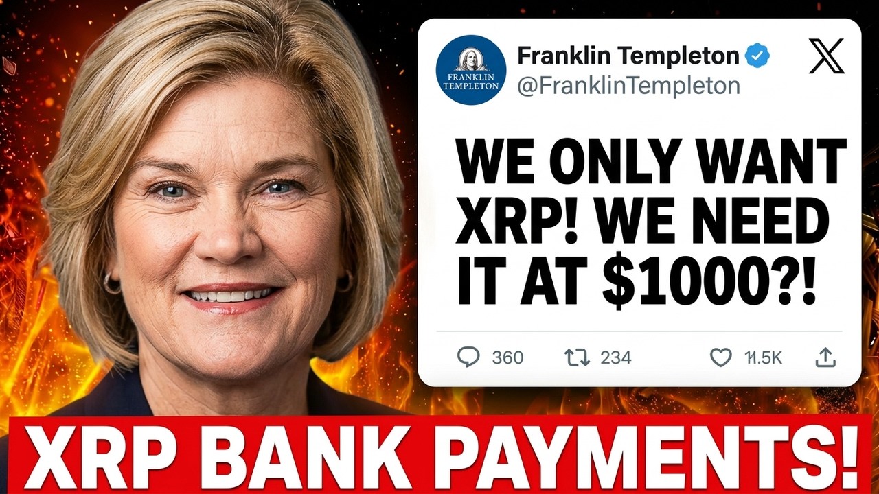 FRANKLIN TEMPLETON CEO: WE ONLY WANT XRP (FULL PAYMENTS SYSTEM!?)