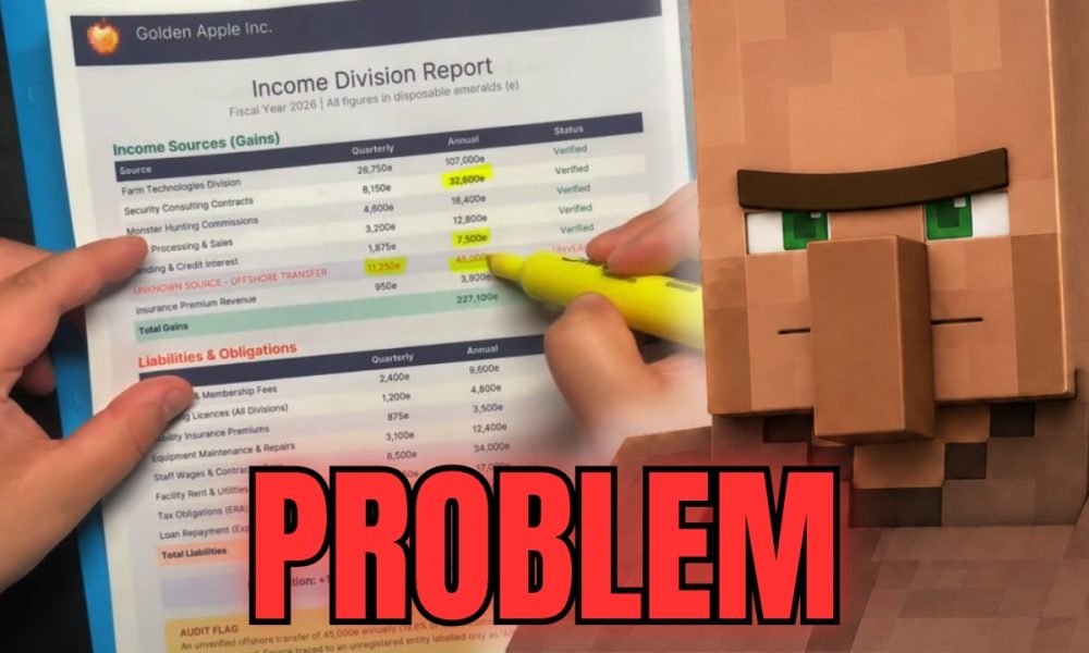 Minecraft ASMR | Financial Analyst Reviews YOUR Business & Finds a Problem