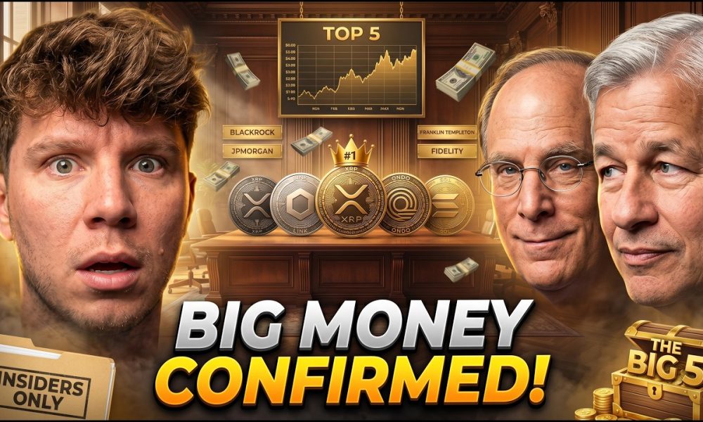 Ripple XRP CAUGHT: BlackRock JPMorgan Franklin Templeton Are All Buying These 5 Coins Right Now!