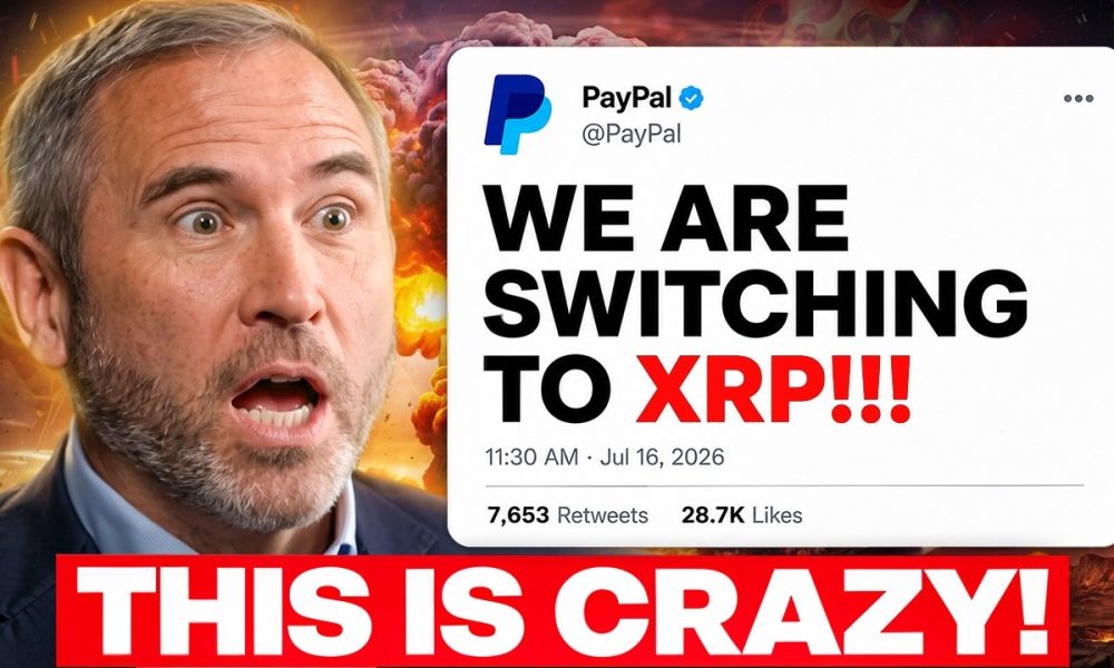BRAD JUST DROPPED A BOMBSHELL: XRP & XLM OFFICIALLY TAKING OVER PAYPAL!?