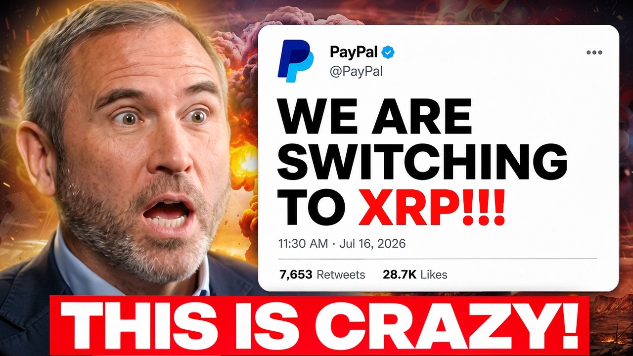 BRAD JUST DROPPED A BOMBSHELL: XRP & XLM OFFICIALLY TAKING OVER PAYPAL!?