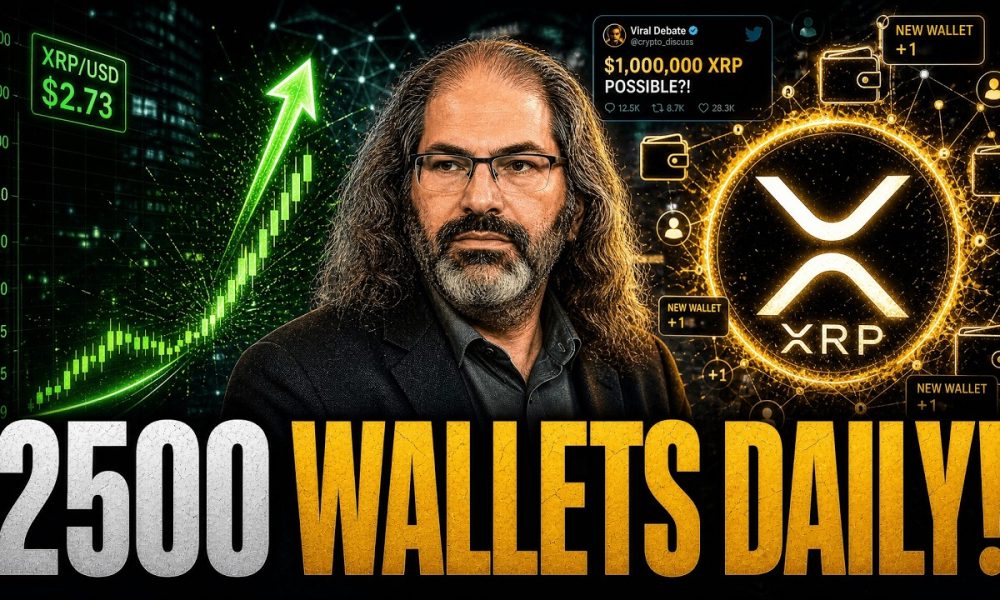 DAVID SCHWARTZ DIDN'T SAY XRP IS GOING TO $1,000,000? - 2500 NEW XRP WALLETS PER DAY!