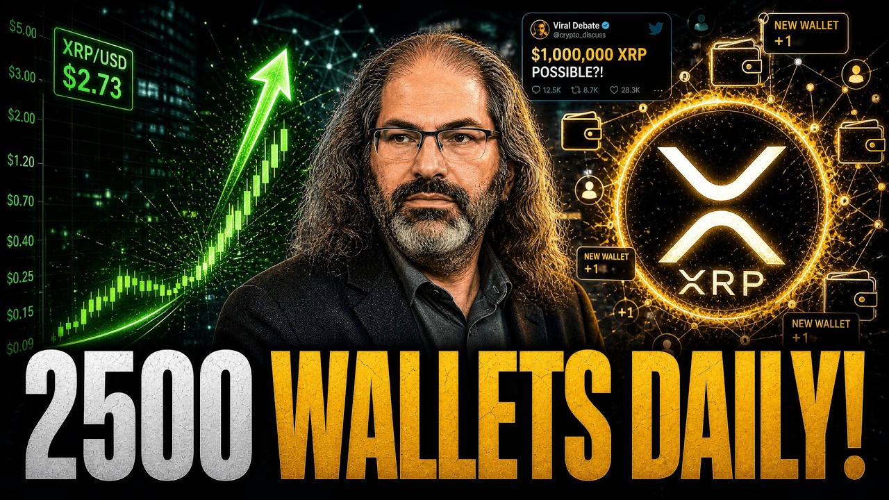 DAVID SCHWARTZ DIDN'T SAY XRP IS GOING TO $1,000,000? - 2500 NEW XRP WALLETS PER DAY!