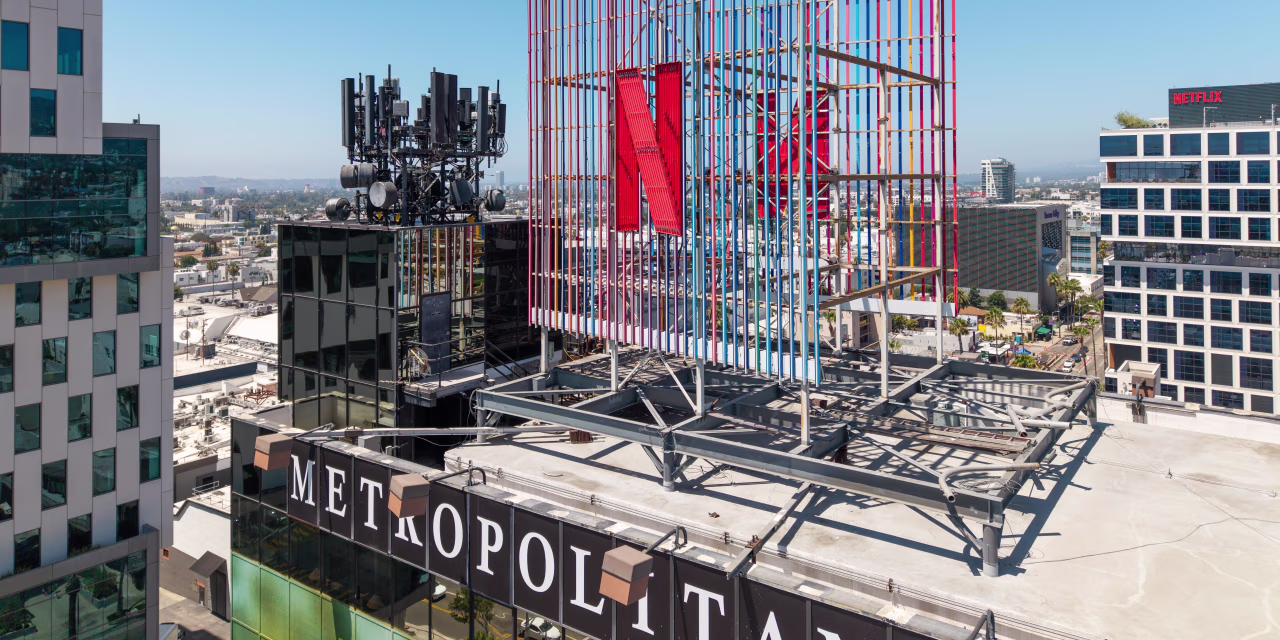Netflix shares fell sharply Friday.