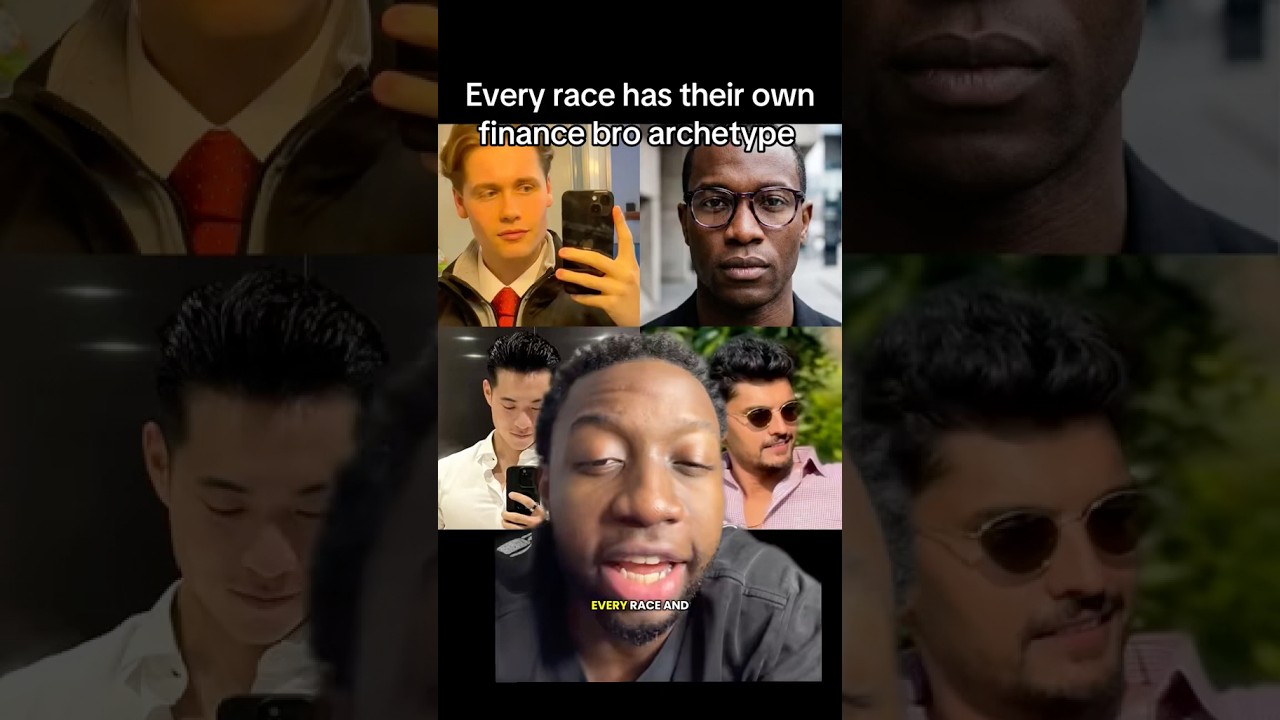 Every race has their own finance bro archetype #archetypes #finance