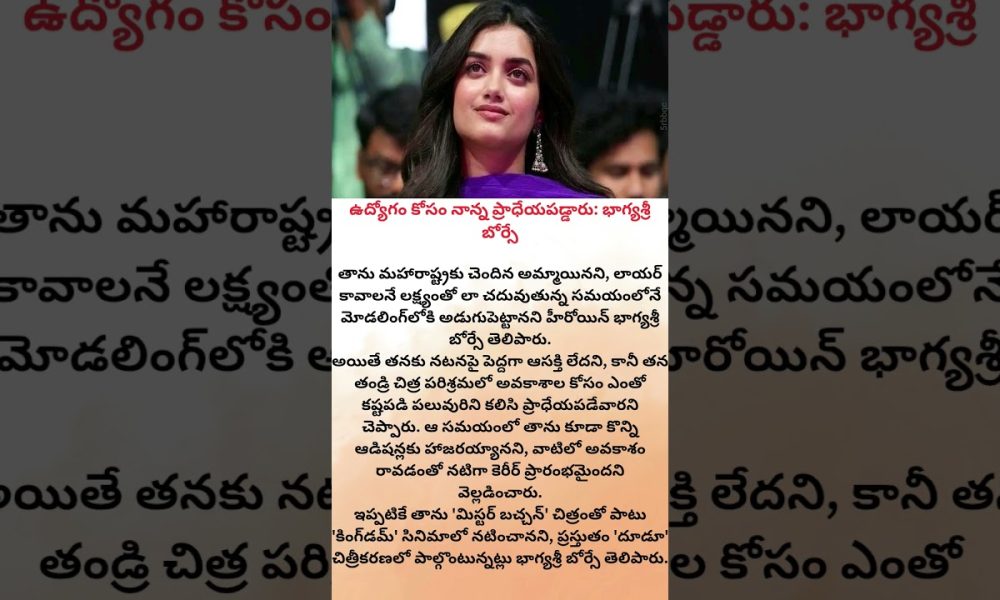 "I Begged for a Job Due to My Financial Struggles" | Bhagyashri Borse Emotional Interview