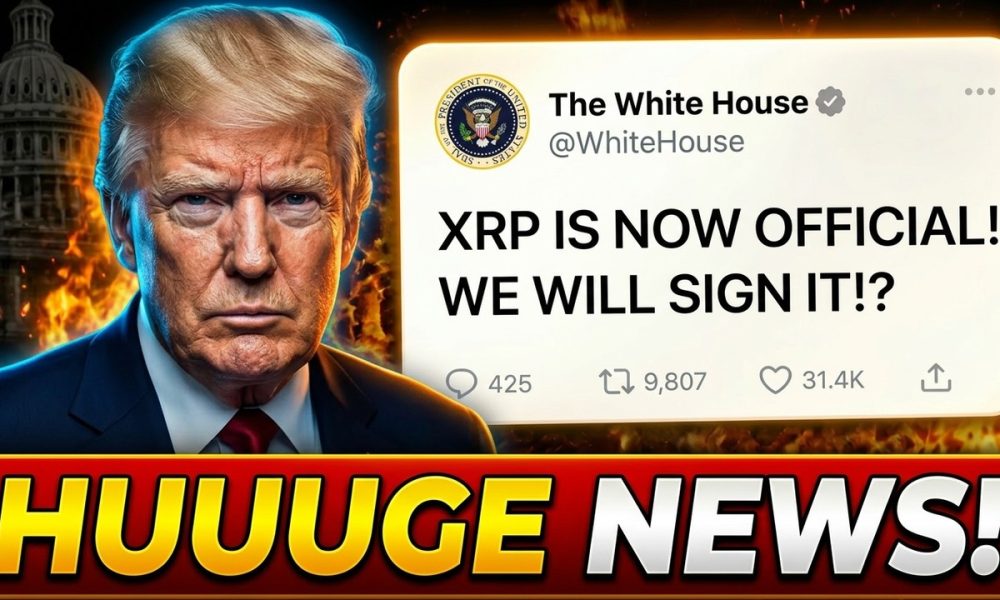 WHITE HOUSE JUST MADE XRP OFFICIAL! (HUGE NEWS)