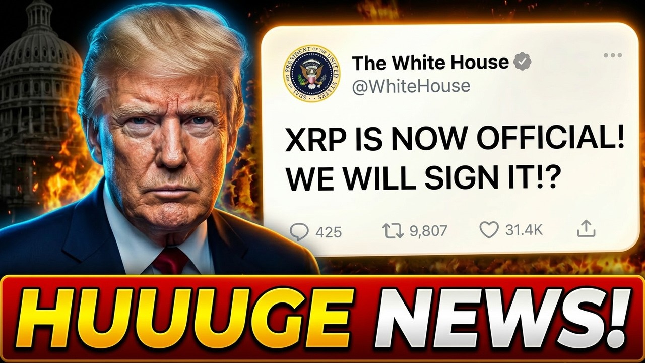 WHITE HOUSE JUST MADE XRP OFFICIAL! (HUGE NEWS)