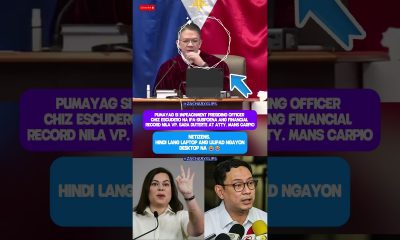 Financial Records ni VP Sara Duterte at Mans Carpio, IPA-SUBPOENA NA! #shorts