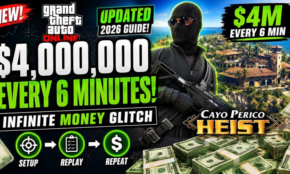 NEW BEST GTA 5 Money Glitch! $4,000,000 Every 6 Minutes (2026 UPDATED)