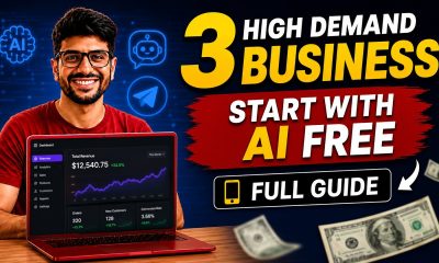 3 High-Demand AI Business Ideas to Make Money Online | No Investment | Full Guide