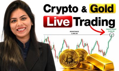 Bitcoin & Gold LIVE Trading  #livetrading #cryptotrading #bitcoin @tradingmentor22